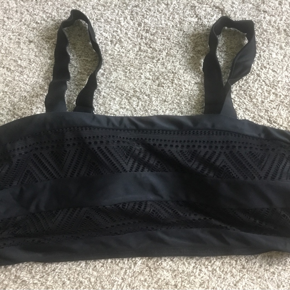 Black Lace Swim top Bikini top XXL Junior